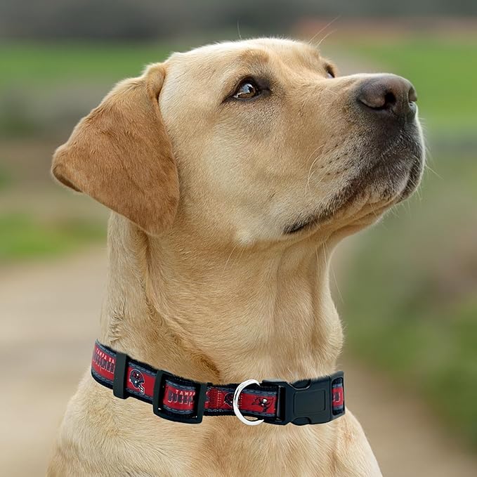 New & Improved Pets First NFL Licensed PET Collar- Heavy-Duty, Strong, and Durable New Dog Collar. Available in 32 Football Teams and 4 Sizes