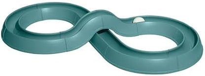 Coastal Pet Turbo Track Cat Toy - Cat Ball Toy & Racetrack - Easy Assembly - Slate Blue (1 Pack)