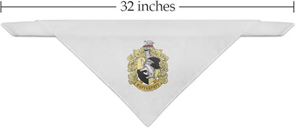 GRAPHICS & MORE Harry Potter Hufflepuff Painted Crest Dog Pet Bandana