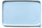 Hoki Found Silicone Pet Food Mats - Non Slip Bowl Placemats for Dogs & Cats - Waterproof, Suitable for Carpet - Frost