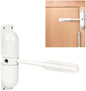 Door Closer Automatic Safety Spring Door Closer – Easy to Install to Convert Hinged Doors to Self-Closing– White