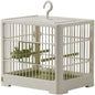 Travel Bird Cage Bird Travel Carrier Ornamental Birdcages Features Standing Pole Detachable Tray & Hook Handle for Parakeets (Green)