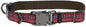 Coastal Pet K9 Explorer Reflective Adjustable Dog Collar - Comfortable Collar for The Outdoors - Durable, Lightweight Accessory with Side-Release Buckle - Berry, 5/8" x 8-12"