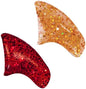 Jolly Combo Soft Nail Caps Cats Claws 40pk (20 Gold Holo Glitter - 20 Red Glitter) Kitten Size