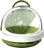 Guinea Pig Carrier Cage with Water Bottle, Portable Hamster Travel Carrier Carry Case for Small Pets, Gerbils, Mice, Dwarf Hamster (Green)