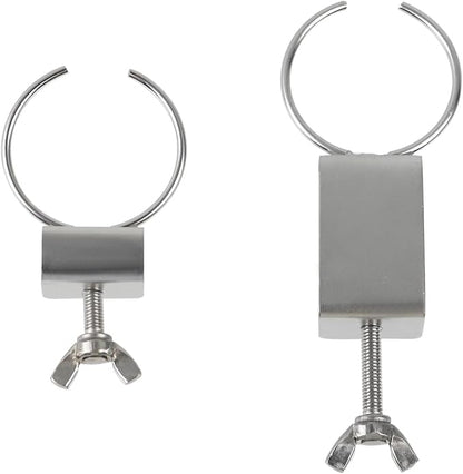 2 PCS Float Valve Special Fixing Clip 304 Stainless Steel, Automatic Water Level Control Valve for Fish Tanks and Aquariums