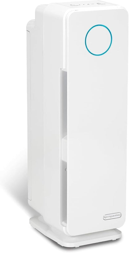 GermGuardian Air Purifier for Homes with Pets, H13 Pet HEPA Filter, Removes Pet Dander, Dust, Allergens, Smoke, Pollen, Odors, Mold, UV-C Light Helps Reduce Germs, 22 Inch, White, AC4300WPT