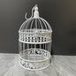 Iron Bird Cage for Wedding Decor and Flower Cage Decor Perfect Props for Hanging Flower Frames Indoor and Outdoor Decoration at Wedding Parties (White)