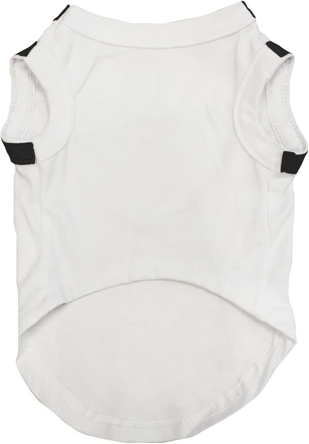 Petitebella Bling Happy New Year Puppy Dog Shirt (White/Black, Small)