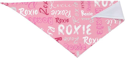 Custom Pet Scarf Personalized Dog Bandana with Name Personalized Add Your Text Bibs Triangle Head Scarfs Gift for Small Medium Large Dogs Cats Baby Puppy Pets Accessories