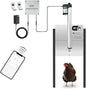 JVR Automatic Chicken Coop Smart Door Compatible with Alexa, Google Assistant, Home Assistant, Tuya - WiFi Electric Opener, Auto Sunrise/Sunset Dusk to Dawn Doors, Anti-Pinch Auto Reopen & Stop