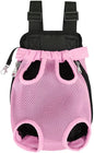 Pet Carrier Backpack - Adjustable Pet Front Cat Dog Carrier Backpack Travel Bag,Legs Out,Easy-Fit for Traveling Hiking Camping for Small Medium Dogs Cats Puppies. (Pink, Medium)