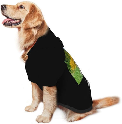 Customized Dog Hoodie with Name Logo Personalized Text Soft & Warm for Puppy Sweatshirt Hooded for Small Medium Large Dogs Girl/Boy Cats/Kitten, YellowGreen, XXL