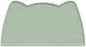 OHMO - Cat Food Mat, Silicone Pet Feeding Mat for Floor Non-Skid Waterproof Dog Water Bowl Tray, Easy to Clean Pet Placemat (Sage Green, 20 * 12'')