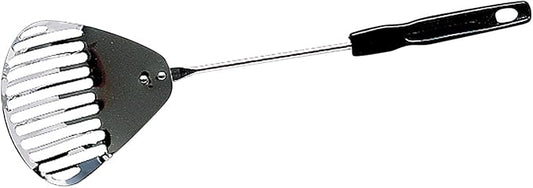 SPOT Chrome Litter Scoop with Long Plastic Handle for Cats, 12-Inch, 4.5" x 4.75" x 3"