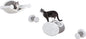 Trixie Wall Mounted Cat Lounge Set with Hammock & Condo – Climbing Shelves with Plush Condos & Sisal Steps – Wall-Mounted Cat Furniture for Scratching & Lounging – Gray, 18.75 x 11 x 11.25 in