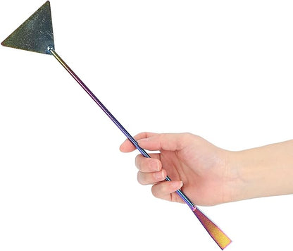 Aquarium Sand Flattener Tool, Double Headed Stainless Steel Spatula, Substrate Groomer and Plant Untangler, for Aquarium Maintenance