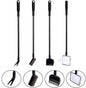 Aquarium Fish Tank Cleaning Tool Set, 4-in-1 Multi-Function Aquarium Cleaning Kit Fishing Net + Gravel Rake + Plant Fork + Sponge Brush with Long Handle for Aquarium