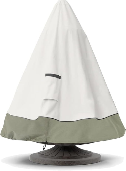 Bitubi Fountain Cover（48"x61"） 600D Oxford Cloth Garden Fountain Statue Protective Cover with Drawstring Waterproof Windproof Fountain Protector