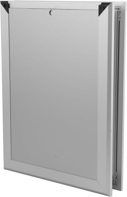 Large Dog Door, Aluminum Frame Doggy Door, Weatherproof Dogs Doors with Automatic Closing Double Panels for Energy Efficient, Heavy-Duty Doggie Doors for Large and Medium Dog Up to 120LBS
