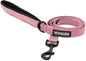 Best Pet Supplies Voyager Reflective Dog Leash or Collar with Neoprene Handle, for Small, Medium, and Large Breed Puppies, Cute and Heavy Duty for Walking, Running and Training - Soft Pink (Leash), M