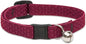 LupinePet Eco 1/2" Berry Cat Safety Collar with Bell , 8-12"