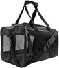 Sherpa Deluxe Airline Approved Soft Sided Dog & Cat Carrier, Black, Large