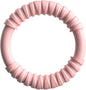 Natural Rubber Dog Chew Toy with Vanilla Scent for Aggressive Chewers, Durable Interactive Fetch and Tug Toy for Medium Dogs, Teething Relief Chew Ring Dishwasher Safe Non-Toxic (Pink)