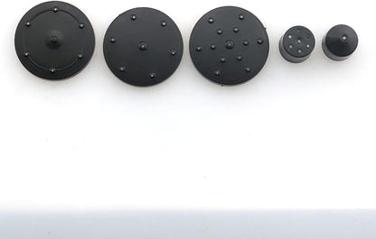 Bird Bath Fountains Accessories DGBRSM Garden Waterfall Fountain Pool Pond Bird Bath Solar Panel Powered Fountain Water Pump Parts Garden Supplies 5pcs Nozzles and 3pcs Adapters Kit