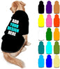Personalized Dog Hoodie Customized with Name Photo Pet Warm Sweater Hoodie for Medium Large Dogs & Cat Puppy, Black, XXL