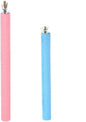 Bird Cage Perch Parrot Sand-Surface Stand 2Pack Grinding Wood Stick Platform Molar Toy Branch for Macaw African Greys Budgies Cockatoo Parakeet Cockatiel Conure Lovebirds