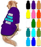 Custom Dog Clothes with Photo Name Logo Personalized Dog Sweaters for Small Medium Large Dogs Breathable Warm, Indigo, M