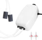 AQUANEAT Aquarium Air Pump for 20-210 Gallon Tank, Fish Air Bubbler, Hydroponic Oxygen Aerator with Stones, Airline Tubing, Check Valves