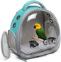 Bird Travel Carrier: Portable Backpack Cage - Breathable Mesh Lightweight Durable Design | Parrot Small Birds Conure Budgie Cockatiel/Outdoor Transport Perch-Integrated Enclosure Use (B2)