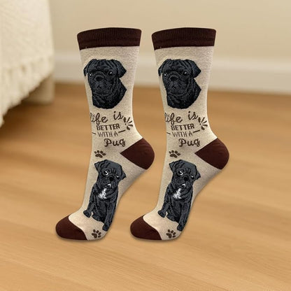 E&S Pets Pet Lover Socks - Dog & Cat Socks - Unisex Novelty Gifts