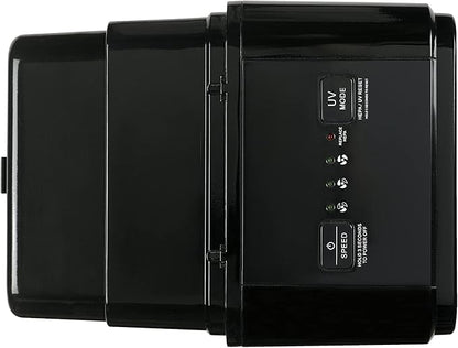 GermGuardian 5-In-1 HEPA Air Purifier for Home, Pet Air Purifier with HEPA Air Filter & UV-C Light, AC4300BPTCA, 743 Sq. Ft., 22'' Tower, Black