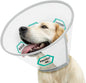 Supet Dog Cone Collar After Surgery to Stop Licking: Adjustable Recovery Elizabeth Collar Alternative for Large Medium Small Dogs, Plastic Pet Head Neck Cone (2XL)