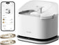 PETLIBRO Cats Water Fountain for Multi Cats, Cat Fountain with RFID Recognition Each Pet, 3L/101oz Pump-Free Cat Water Fountain Stainless Steel Tray, 2.4G Wi-Fi APP Pet Water Fountain x2 Collar Tags