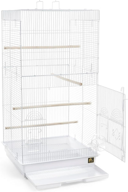 Prevue Pet Products SPECONO1818H-W Tall Tiel Cage, White