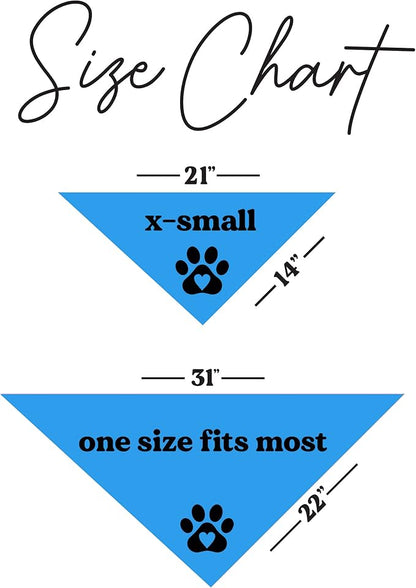 Do Not Pet Dog Bandana (Turquoise, XS 157)