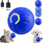 BIONEMAGILI Interactive Self-Moving Pet Toy Ball - Motion-Activated Auto Rolling, Military-Grade Chew Resistant, USB-C Rechargeable for Small Dogs & Cats (Blue,/S/New)
