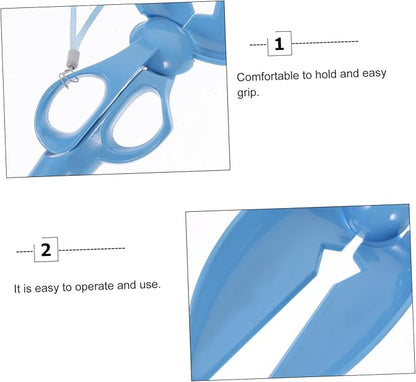 Portable Scissors Shape Dog Pooper Scooper with High-Tension Springs Small Lightweight Pet Waste Picker for Indoor Outdoor Use Plastic Poop Scoop Tool for Dogs Cats Puppies