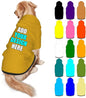Personalized Dog Hoodie Customized with Name Photo Pet Warm Sweater Hoodie for Medium Large Dogs & Cat Puppy, Goldenrod, XXL
