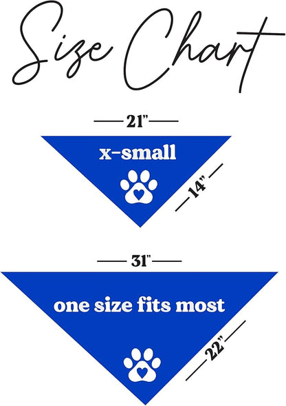 Do Not Pet Dog Bandana (Royal, OS 157)