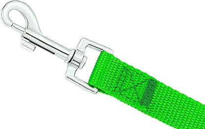 AmaGood Dog/Puppy Obedience Recall Training Agility Lead-15 ft 20 ft 30 ft 50 ft Long Leash-for Dog Training,Recall,Play,Safety,Camping (20feet, Green)