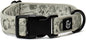 Lucy & Co. Dog Collar - Durable Lightweight Designer Collar for Pets - Adjustable Metal Safety Buckel. - Green Outdoor Plaid - Large