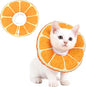 Cat Cone Collar Soft, Waterproof Cat Recovery Collar for Wound Healing After Surgery or Neutering Alternative to Elizabethan Collars Medical Neck Cone for Cats and Puppies (Orange, Small)