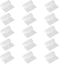 15 Pcs Rimless Aquarium Lid Clips for 9-10mm Glass, Clear Acrylic Aquarium Cover Support Clamps for Fish Tank Lid Holder, Plastic Tank Top Clips for Glass Canopy or Piscine Hoods and Covers