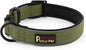 Plutus Pet Tactical Dog Collar, Reflective, Adjustable Heavy Duty Dog Collar, Soft Padded and Comfortable, for Small Medium and Large Dogs (Ranger Green, XL)