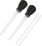 2Pcs Manual Fish Tank Cleaning Tools,30ml Aquarium Water Changer,21 Inches Multifunction Siphon Dropper for Fish Bowl Waste Remover,Aquarium Bottom Gravel Waste Clean,Coral Feeder(Black)